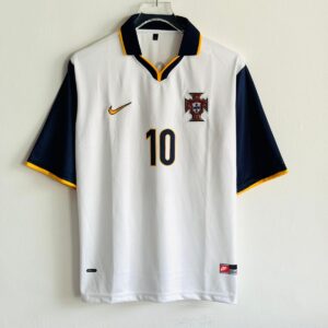 portugal 1998/99 away kit rui costa #10 | premium embroidery
