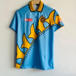 india 1999 retro kit sachin polo premium embroidery
