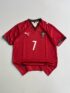 PORTUGAL 2026 HOME KIT RONALDO V NECK RIBBED PREMIUM EMBROIDERY 🪡
