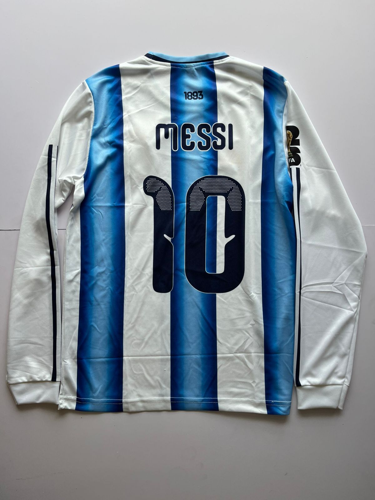 ARGENTINA 2026 HOME KIT MESSI FULLSLEEVE PREMIUM EMBROIDERY - Image 2