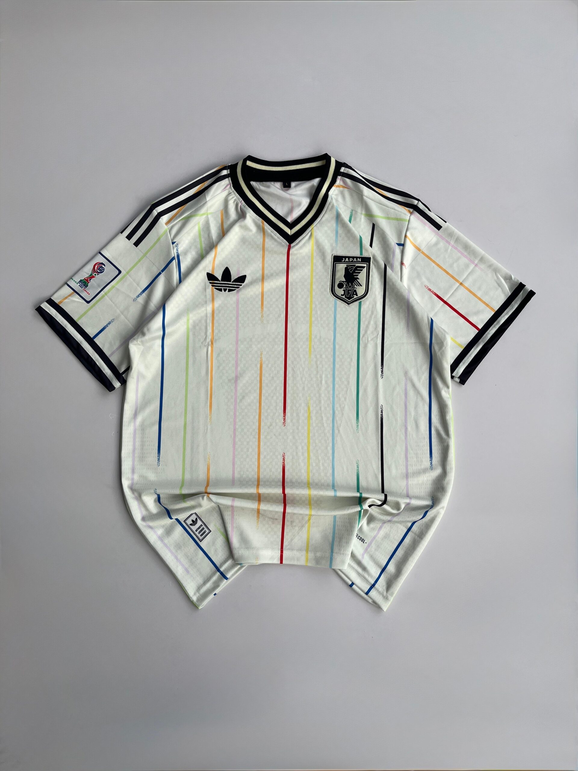 JAPAN 2026 AWAY KIT V NECK RIBBED WITH PREMIUM EMBROIDERY