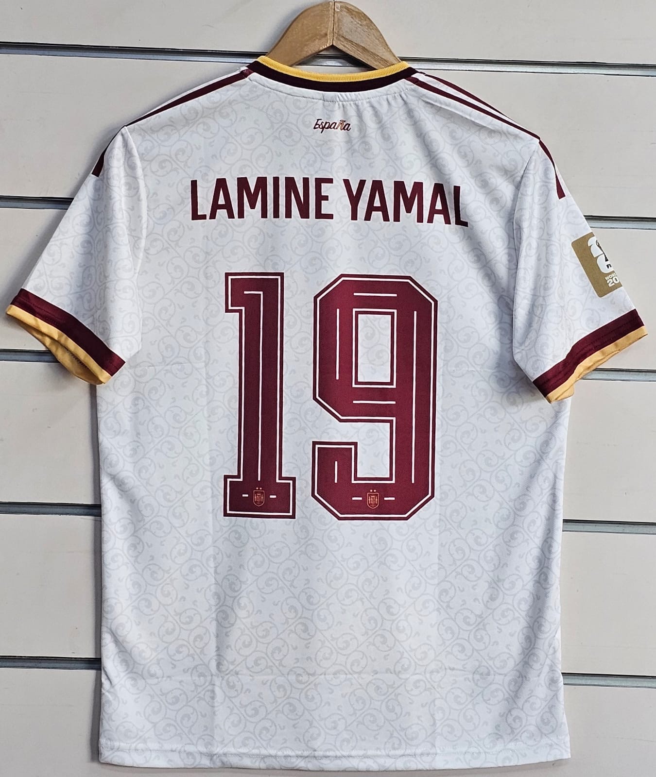 SPAIN 2026 AWAY KIT YAMAL 2 STAR WITH CHAMPION BADGE PREMIUM TRIO EMBROIDERY - Image 2