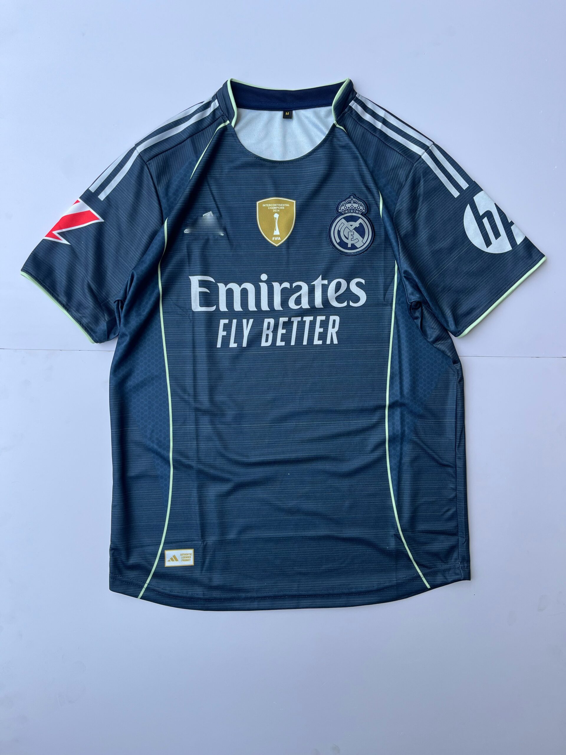 REAL MADRID 2025/26 AWAY KIT VALVERDE PREMIUM EMBROIDERY WITH ORIGINAL NECK