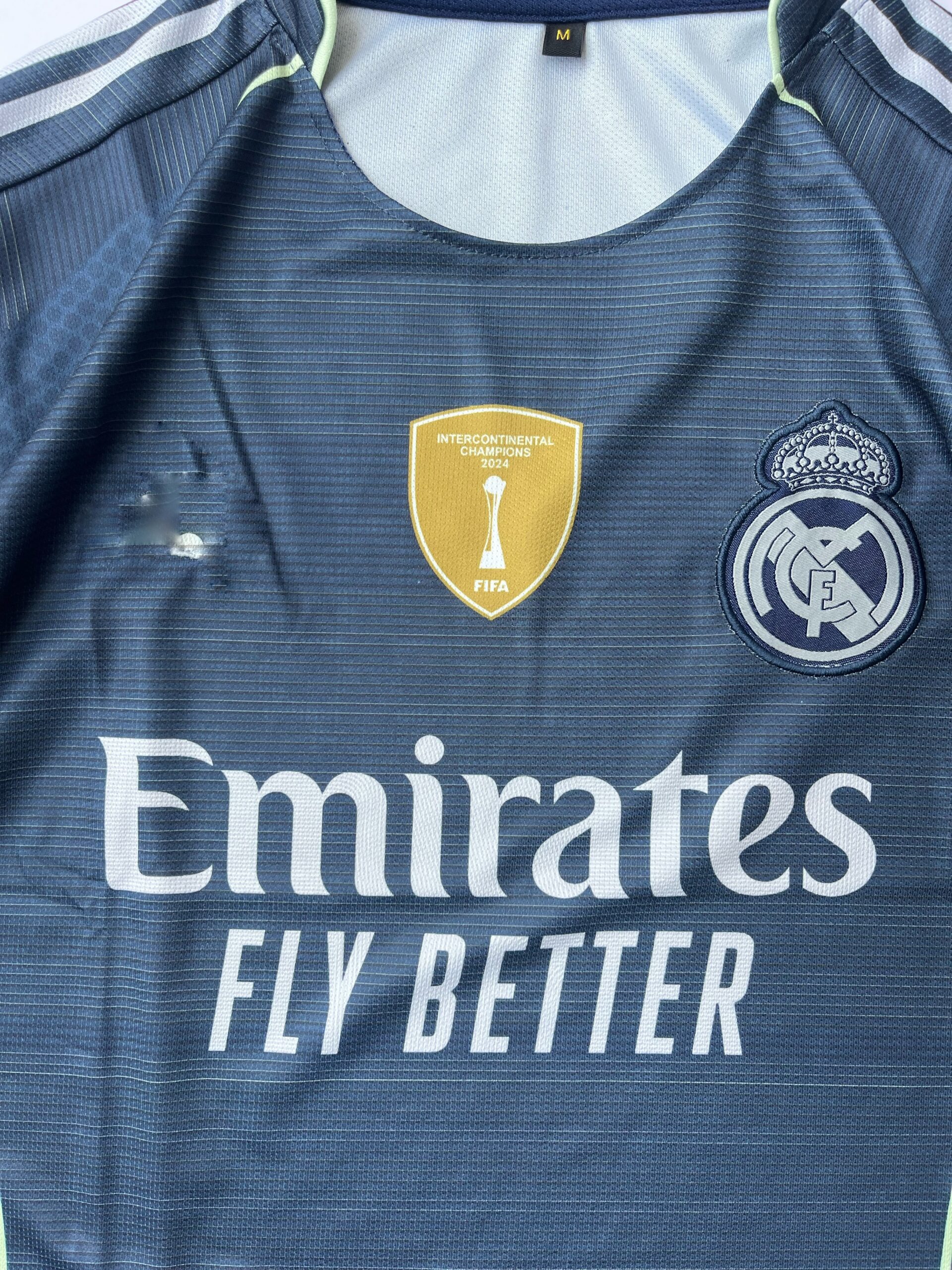 REAL MADRID 2025/26 AWAY KIT VALVERDE PREMIUM EMBROIDERY WITH ORIGINAL NECK - Image 2