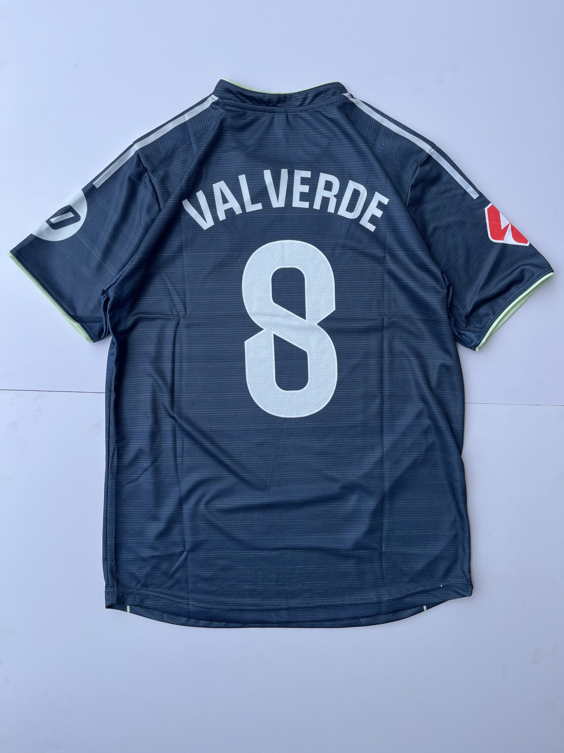 REAL MADRID 2025/26 AWAY KIT VALVERDE PREMIUM EMBROIDERY WITH ORIGINAL NECK - Image 3