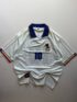 ITALY 1994/95 AWAY RETRO VINTAGE BAGGIO POLO FIVESLEEVE OVERSIZED KIT WITH PREMIUM EMBROIDERY