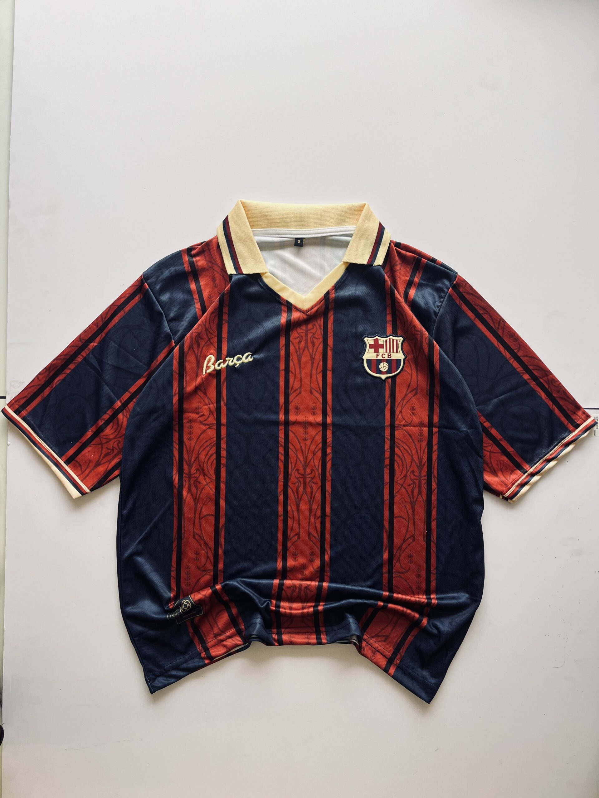 BARCALONA 125TH ANNIVERSARY SPECIAL EDITION KIT CRUYFF FIVE SLEEVE POLO PREMIUM EMBROIDERY