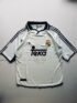 REAL MADRID 1999/2000 HOME KIT R CARLOS FIVESLEEVE POLO PREMIUM EMBROIDERY