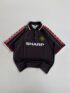 MANCHESTER UNITED 1999 AWAY KIT BECKHAM POLO FIVESLEEVE ZIP PREMIUM EMBROIDERY