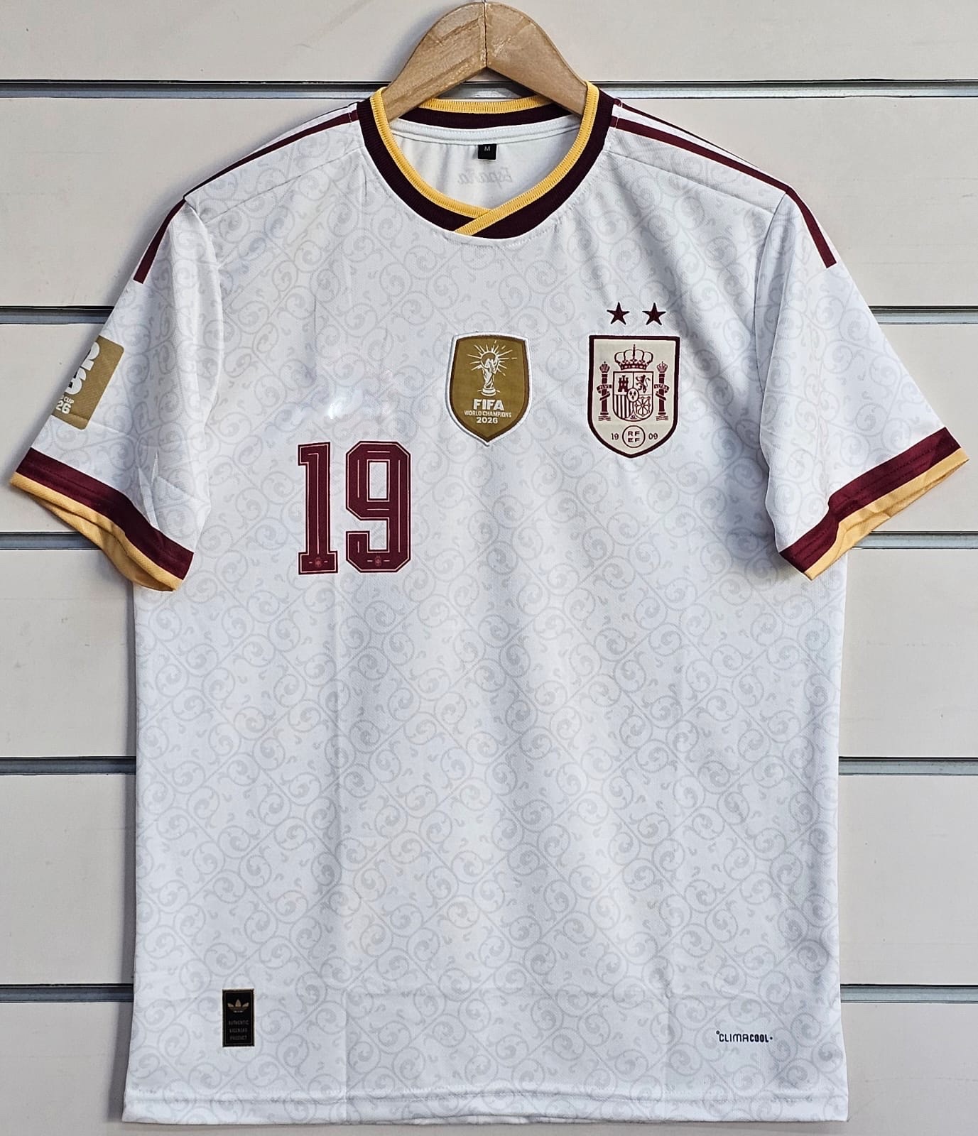 SPAIN 2026 AWAY KIT YAMAL 2 STAR WITH CHAMPION BADGE PREMIUM TRIO EMBROIDERY