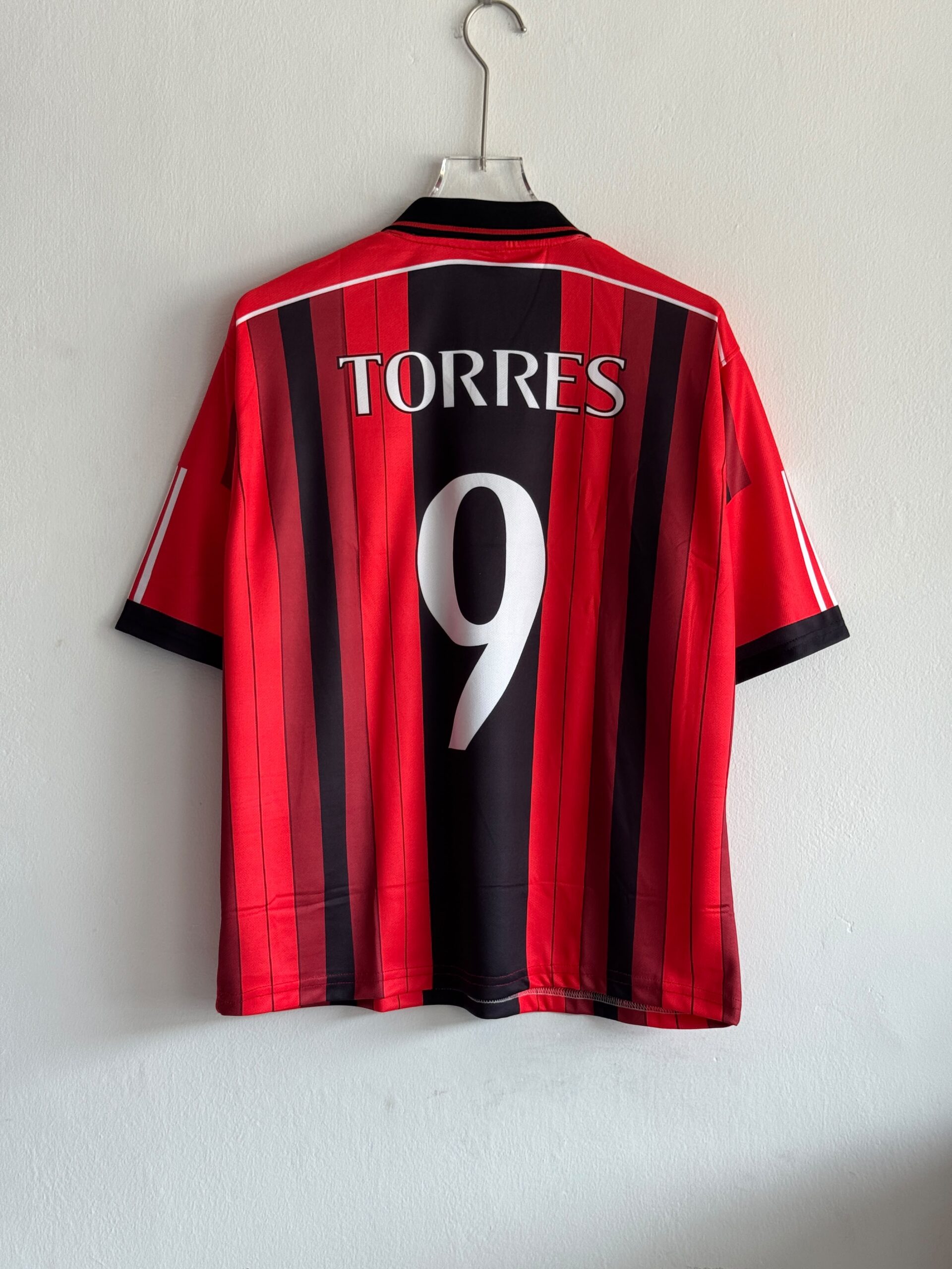 AC MILAN 2014/15 HOME KIT TORRES VINTAGE RETRO FIVESLEEVE OVERSIZED - Image 2