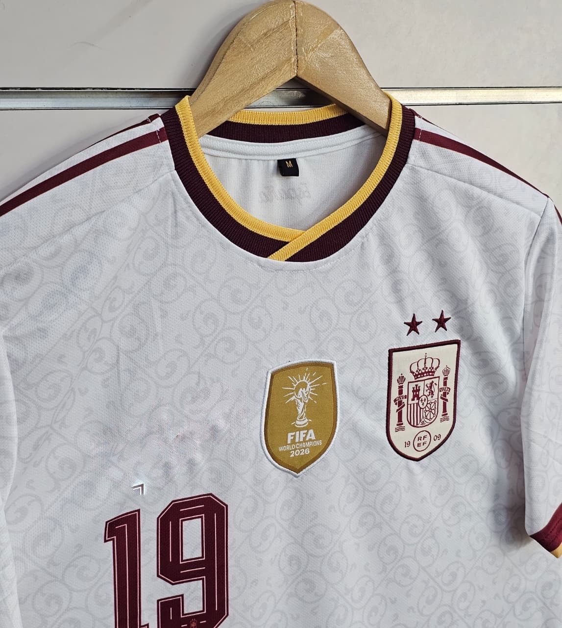 SPAIN 2026 AWAY KIT YAMAL 2 STAR WITH CHAMPION BADGE PREMIUM TRIO EMBROIDERY - Image 3